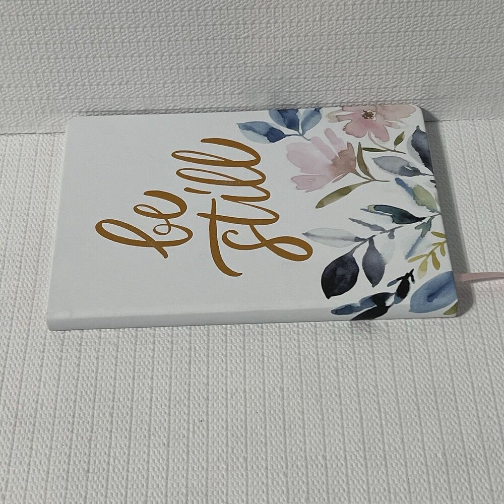BE STILL Hardcover Notebook Journal Lined Bible Texts Flowers - Picture 13 of 13